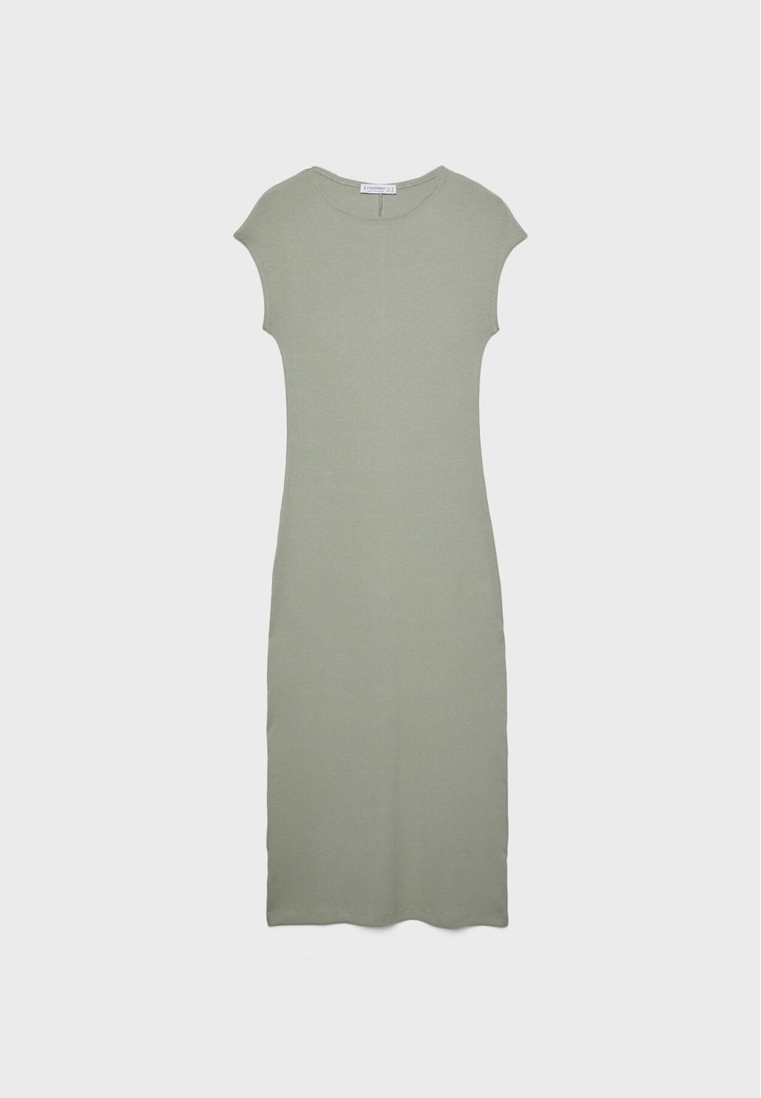 Moudda STRADIVARIUS - Robe Midi en Maille Rib Mini Manches - Tunisie 2