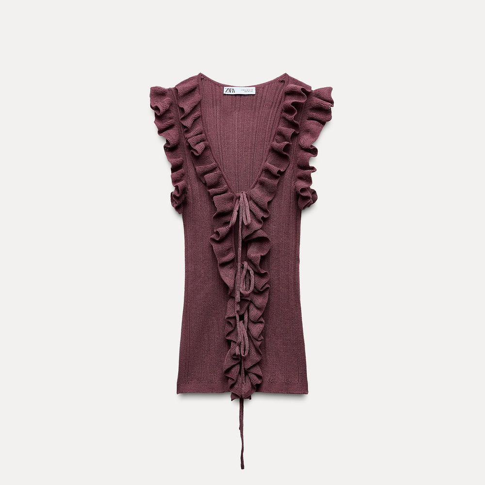 Moudda ZARA - Top volants et nœuds - Tunisie 2