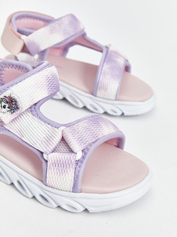 Moudda LC Waikiki - Sandales pour Fille couleur Lilas imprimé - Tunisie 3