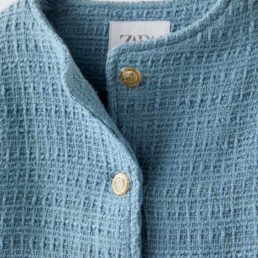 Moudda ZARA - Veste fille texturée, boutons - Tunisie 3