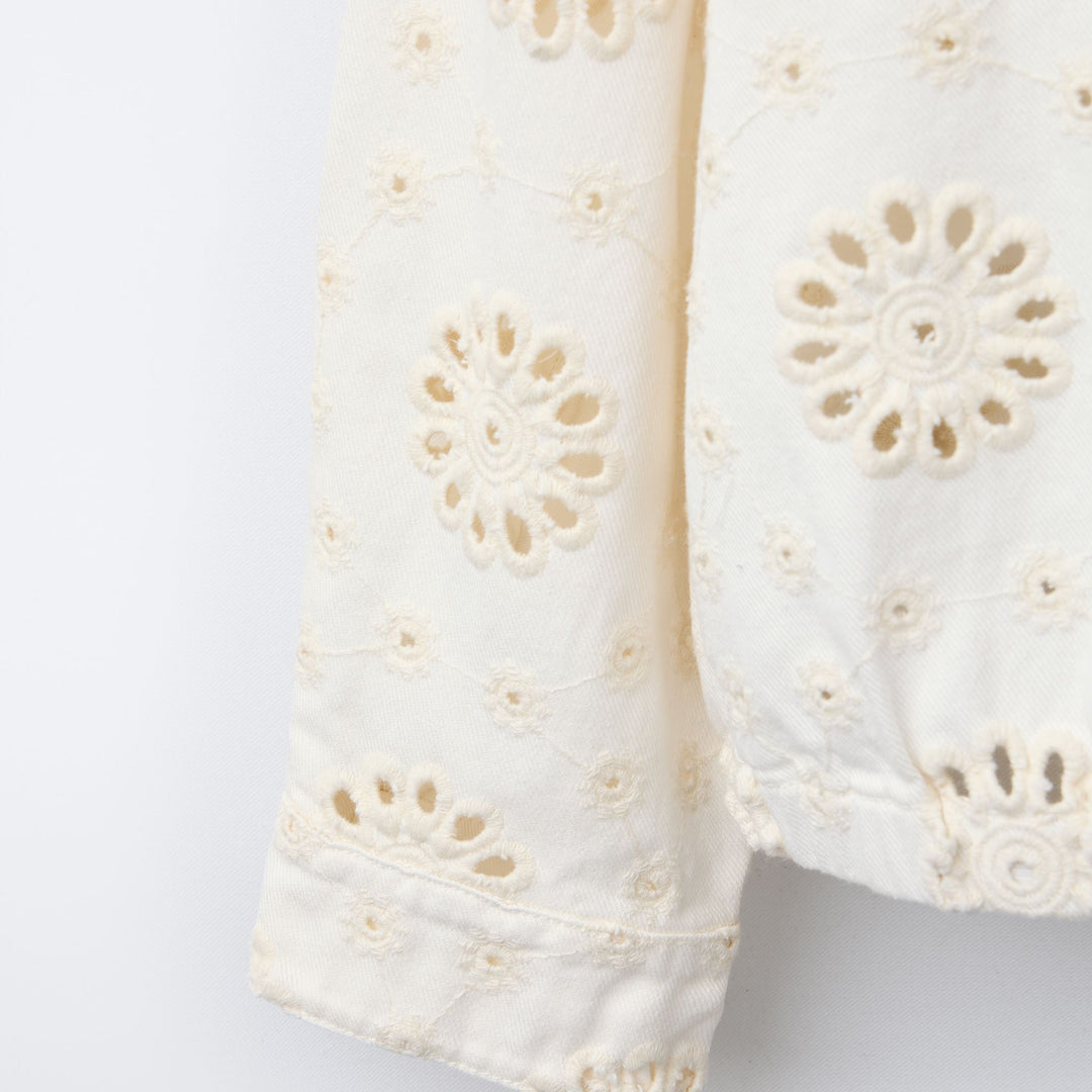 Moudda ZARA - Veste Fille - Broderie Suisse Bicolore - Tunisie 4