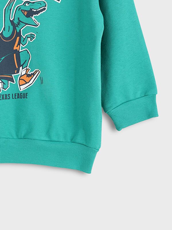 Moudda LC Waikiki - Sweatshirt en jersey Garçon Vert - Tunisie 3