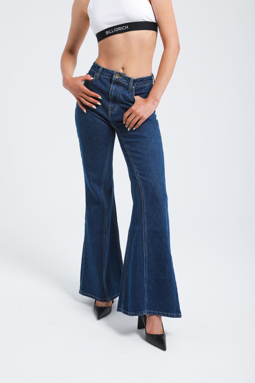 Moudda Billiorich - Jean Évasé Taille Haute Femme - 5