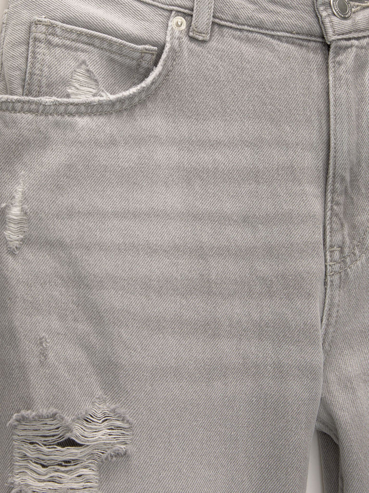 Moudda PULL & BEAR - Pantalon Denim Droit Baggy Extra Déchiré - Tunisie 4