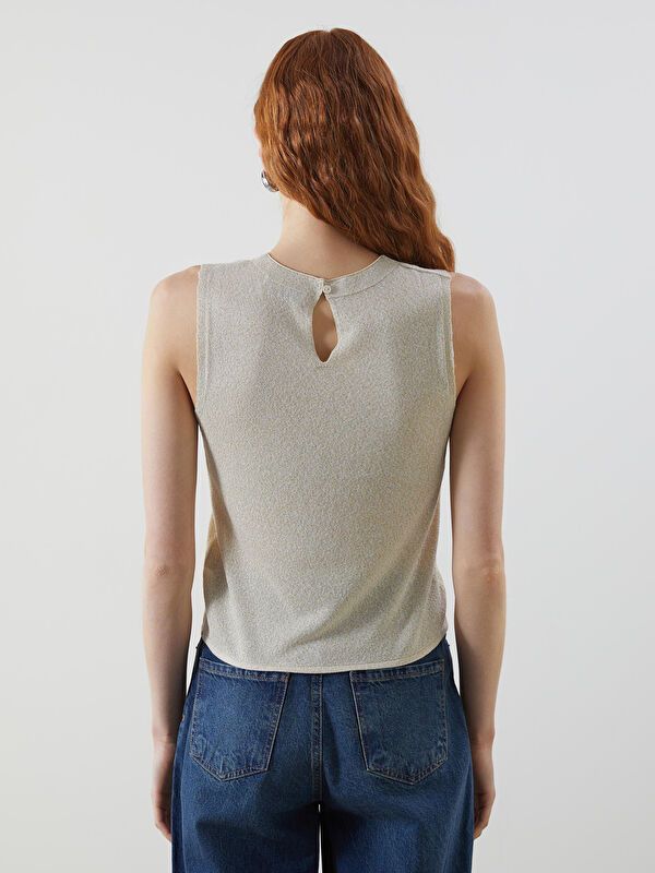 Moudda LC Waikiki - Débardeur tricot Femme Or - Tunisie 4