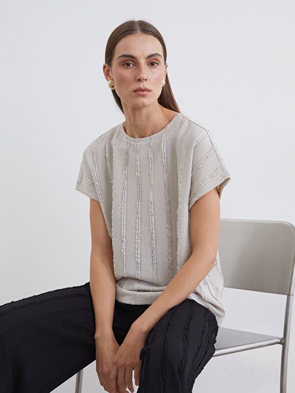 Moudda LC Waikiki - Pack jersey à maches courtes pour Femme - Tunisie 1