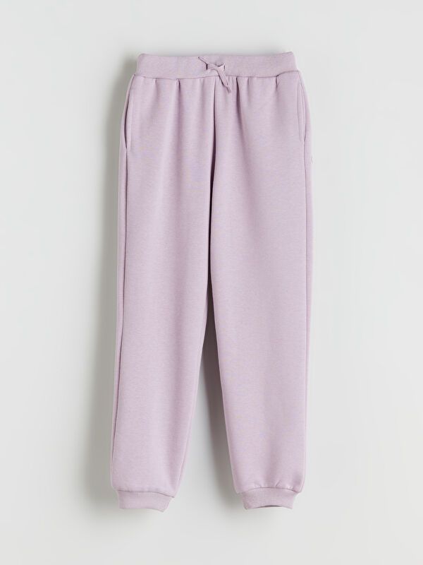 Moudda LC Waikiki - Bas jogging jersey basique Fille Lilas - Tunisie 1