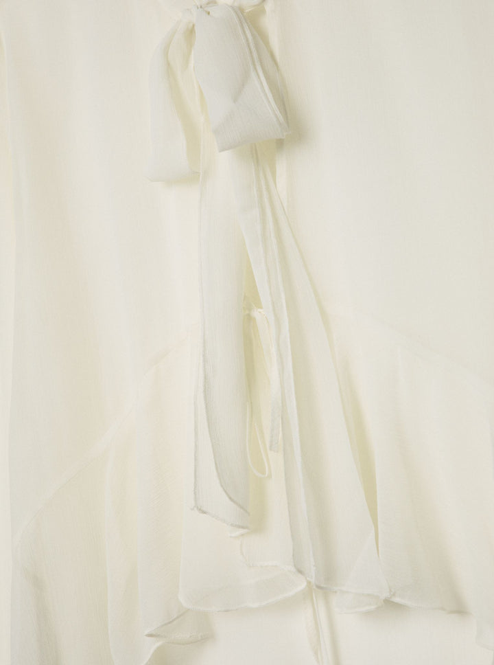 Moudda STRADIVARIUS - Blouse en Chiffon avec Nœuds - Tunisie 1