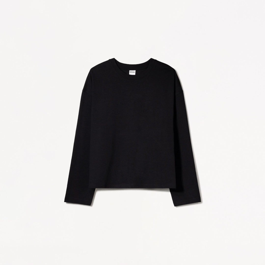 Moudda BERSHKA - T-Shirt - Épaules Tombantes & Heavy Coton - Tunisie 1