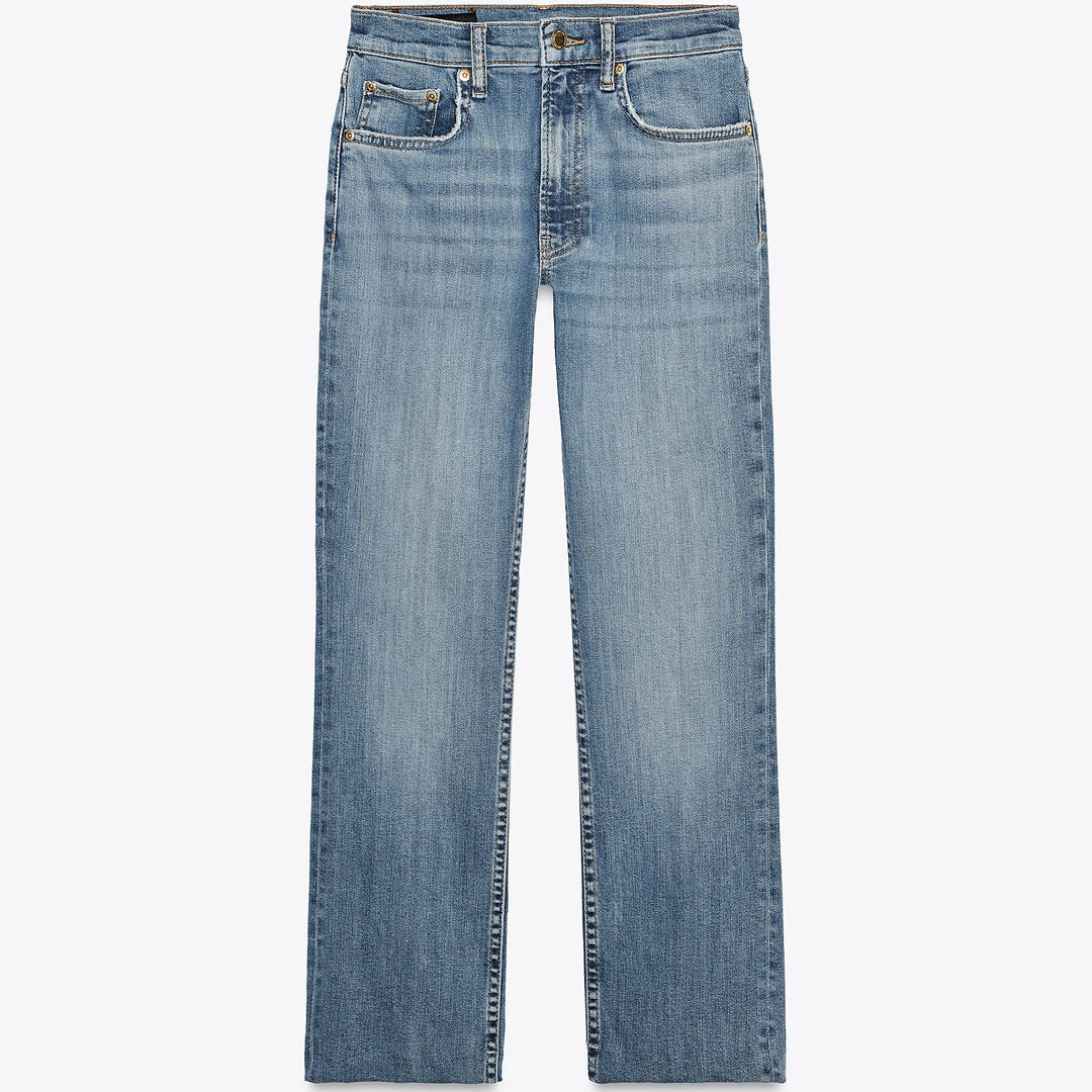 Moudda ZARA - Pantalon Bootcut - Taille Haute & Cropped Bleu - Tunisie 1