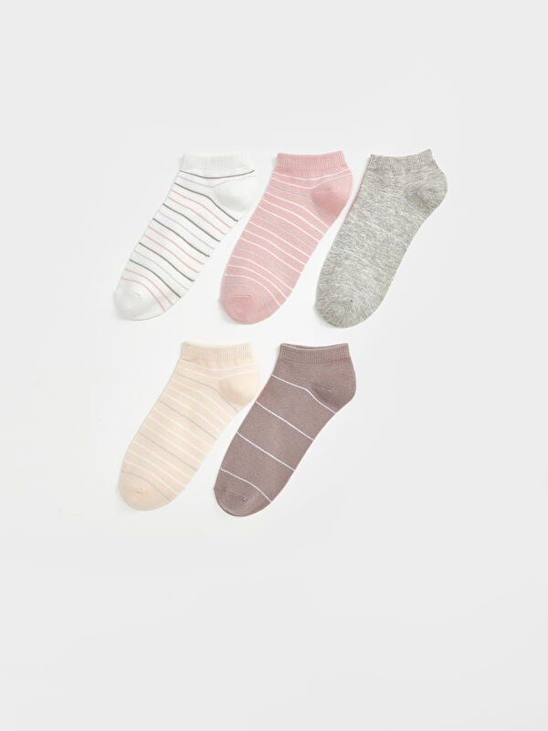 Moudda LC Waikiki - Chaussettes pour sneakers Femme Ecru - Tunisie 1
