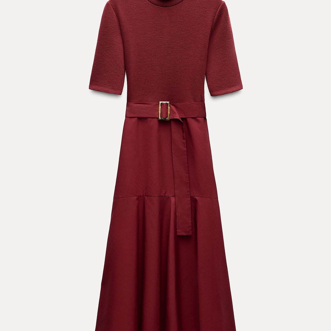 Moudda ZARA - Robe Bimatière Douce avec Ceinture - Tunisie 2