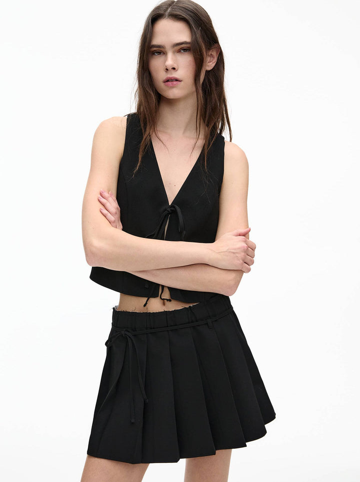 Moudda PULL & BEAR - Jupe Mini - Plis & Taille Froncée - Tunisie 2