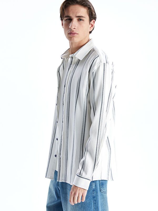 Moudda LC Waikiki - Chemise manches longues en tissu pour Homme - Tunisie 1