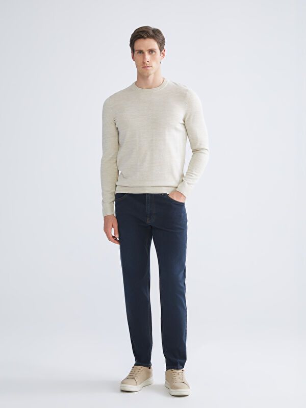 Moudda LC Waikiki - Jean basique en denim couleur Rodeo foncé pour hommes - Tunisie 1