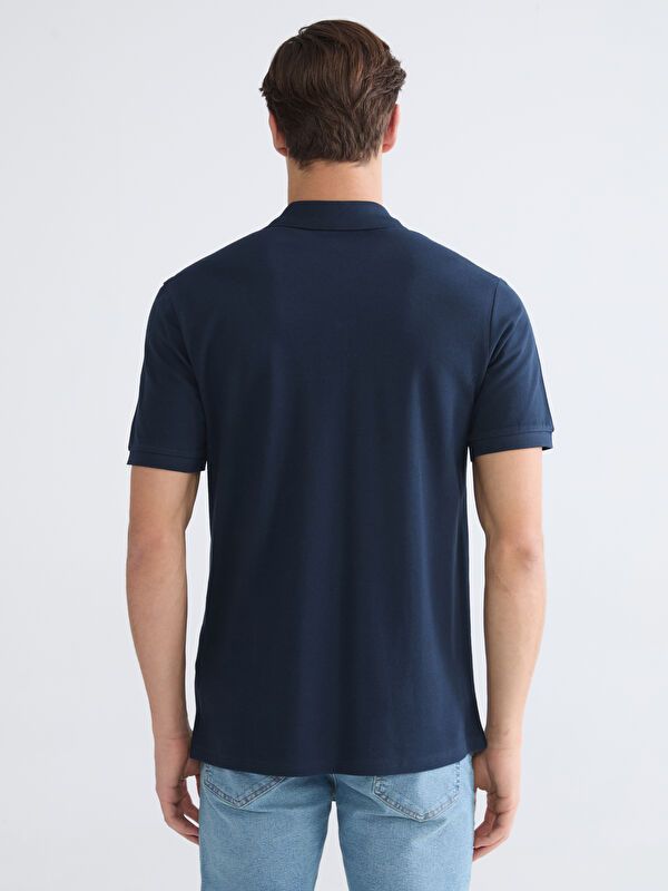 Moudda LC Waikiki - T-shirt col polo basique manches courtes en jersey pour Homme - Tunisie 4