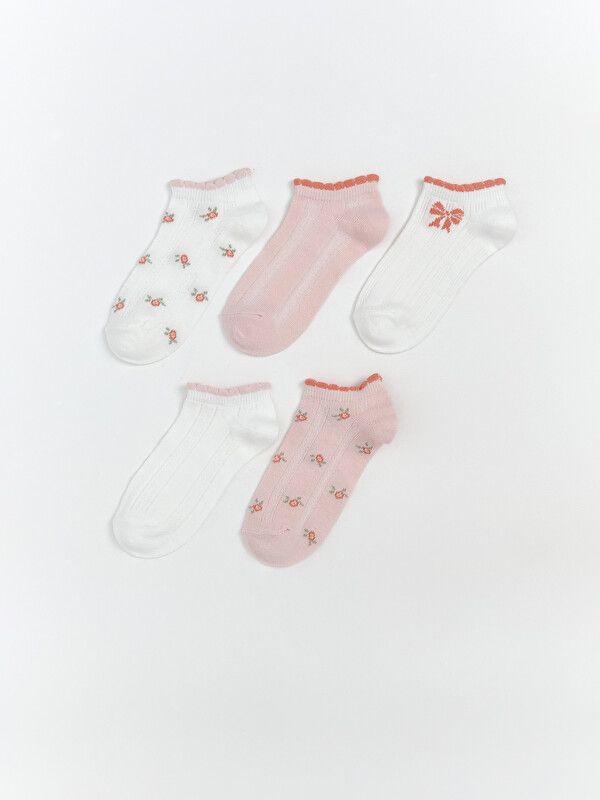 Moudda LC Waikiki - Chaussettes liner trainer (sport) pour Fille couleur Rose clair - Tunisie 1