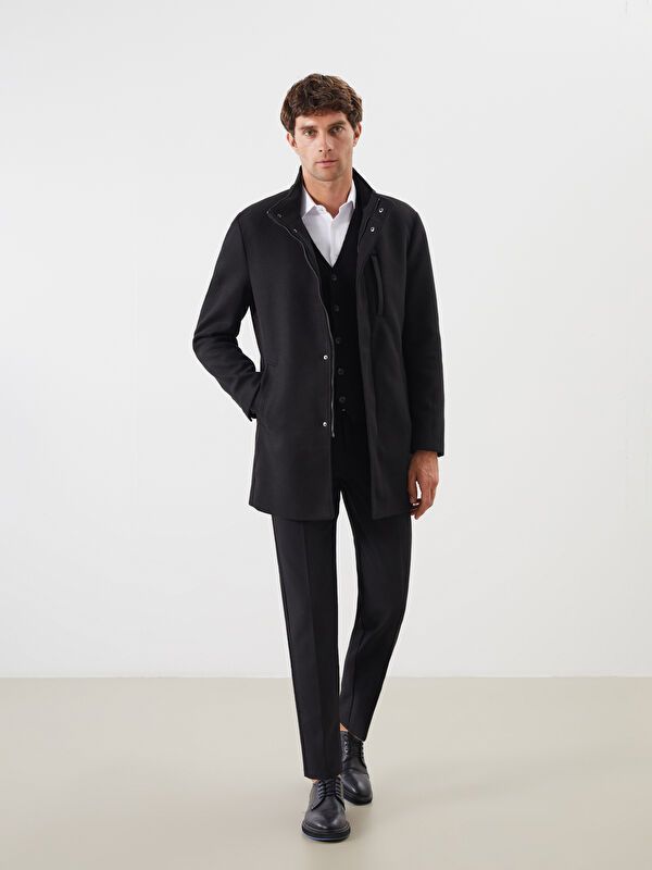 Moudda LC Waikiki - Manteau lourd Homme Noir - Tunisie 2