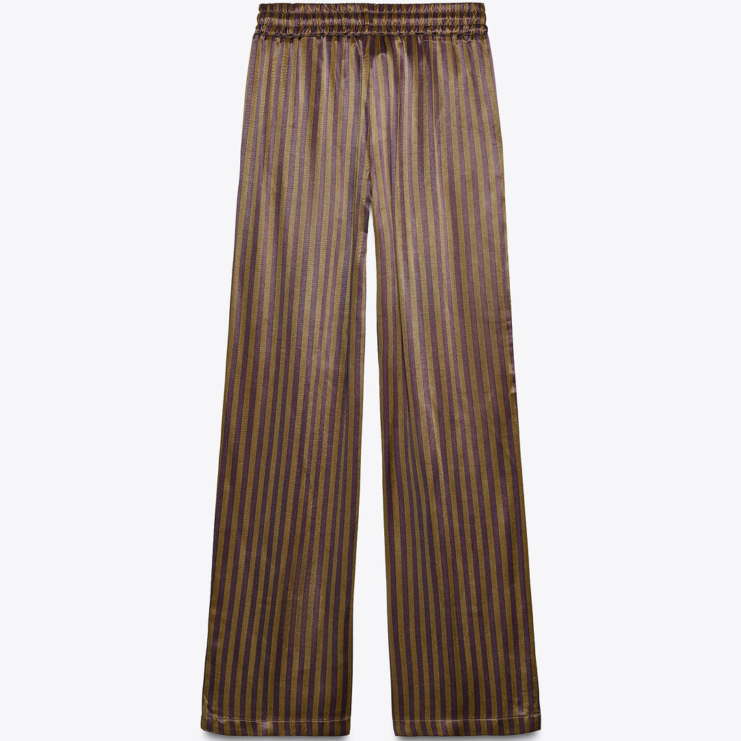 Moudda ZARA - Ensemble Pantalon Satiné - Rayures - Tunisie 2