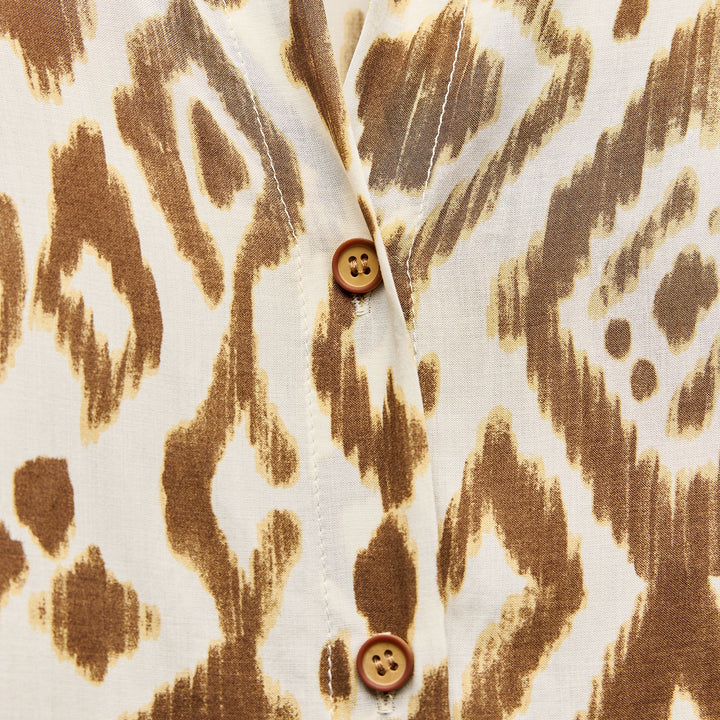 Moudda ZARA - Set chemise manches longues imprimée ikat et motif grec ourlet - Tunisie 3