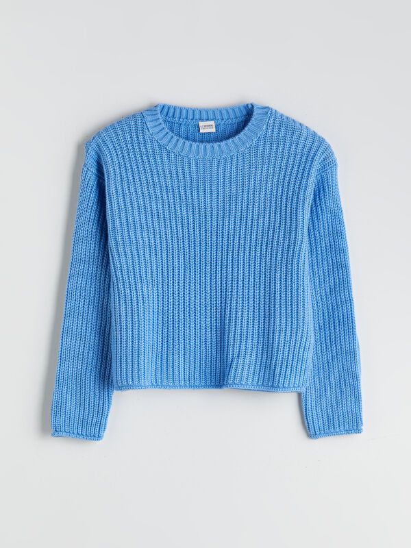 Moudda LC Waikiki - Pull en tricot Fille Bleu clair - Tunisie 1