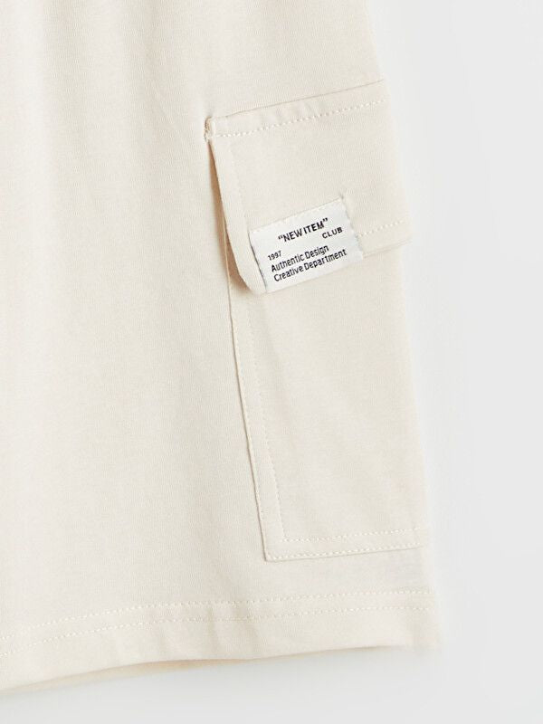 Moudda LC Waikiki - Short / Bermuda en jersey pour Garçon couleur Beige clair - Tunisie 2