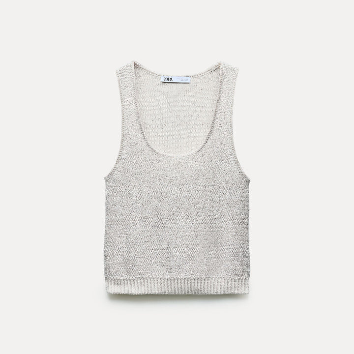 Moudda ZARA - Top manches courtes qualité paillettes - Tunisie 2