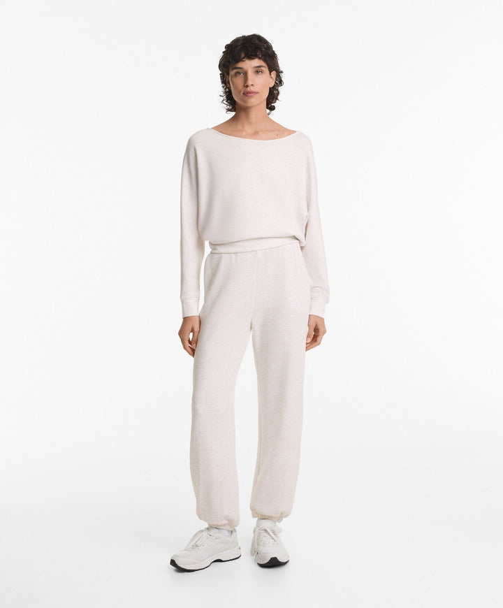 Moudda Oysho - Sweat Manches Longues Off-Shoulder - Soft Interlock - Tunisie 2