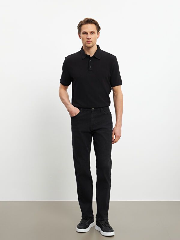 Moudda LC Waikiki - Jean basique en denim couleur Rodeo noir pour hommes - Tunisie 1