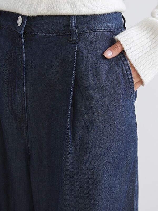 Moudda LC Waikiki - Pantalon tissé en denim Femme Rodéo noir - Tunisie 3