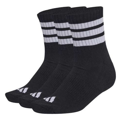 Moudda Adidas - CHAUSSETTES MI-MONTANTES SPORTSWEAR REMBOURRÉES 3 BANDES (3 PAIRES) - Tunisie 1