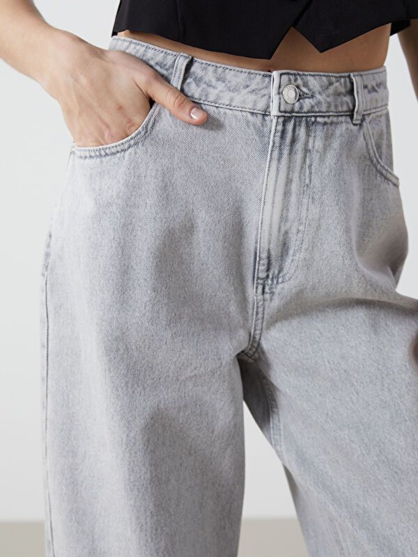 Moudda LC Waikiki - pantalon tissé en jean pour Femmes - Tunisie 3