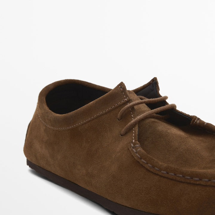 Moudda Massimo Dutti - Chaussure bordeaux doux daim - Tunisie 7