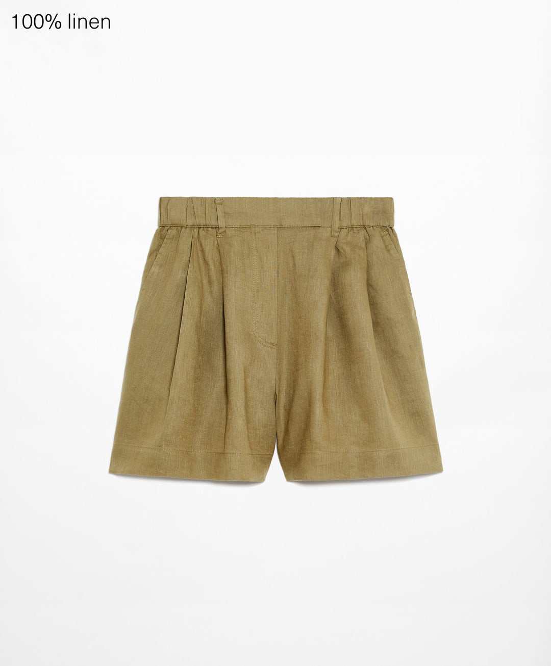 Moudda Oysho - Short 100% Lin Coupe Tailleur Taille Haute - Tunisie 1