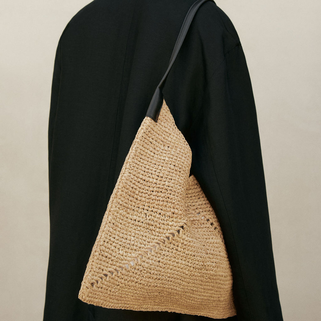 Moudda Massimo Dutti - Sac shopper plat V nappa - Tunisie 7