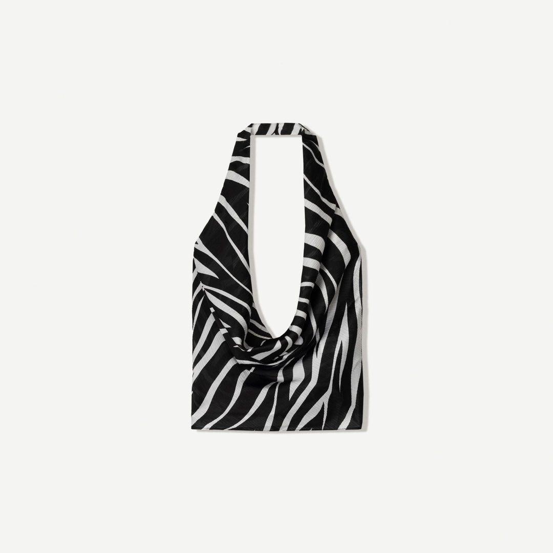 Moudda BERSHKA - Top Chiffon Drapé - Zèbre - Tunisie 1