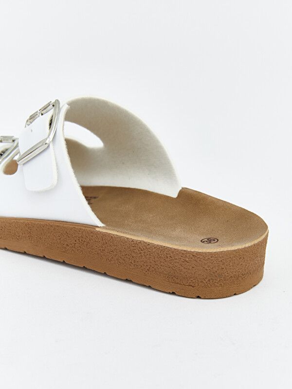 Moudda LC Waikiki - Pantoufles pour Femme couleur Blanc - Tunisie 5