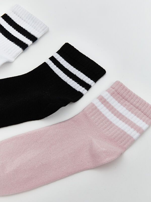 Moudda LC Waikiki - Chaussettes courtes Fille Blanc brillant - Tunisie 2