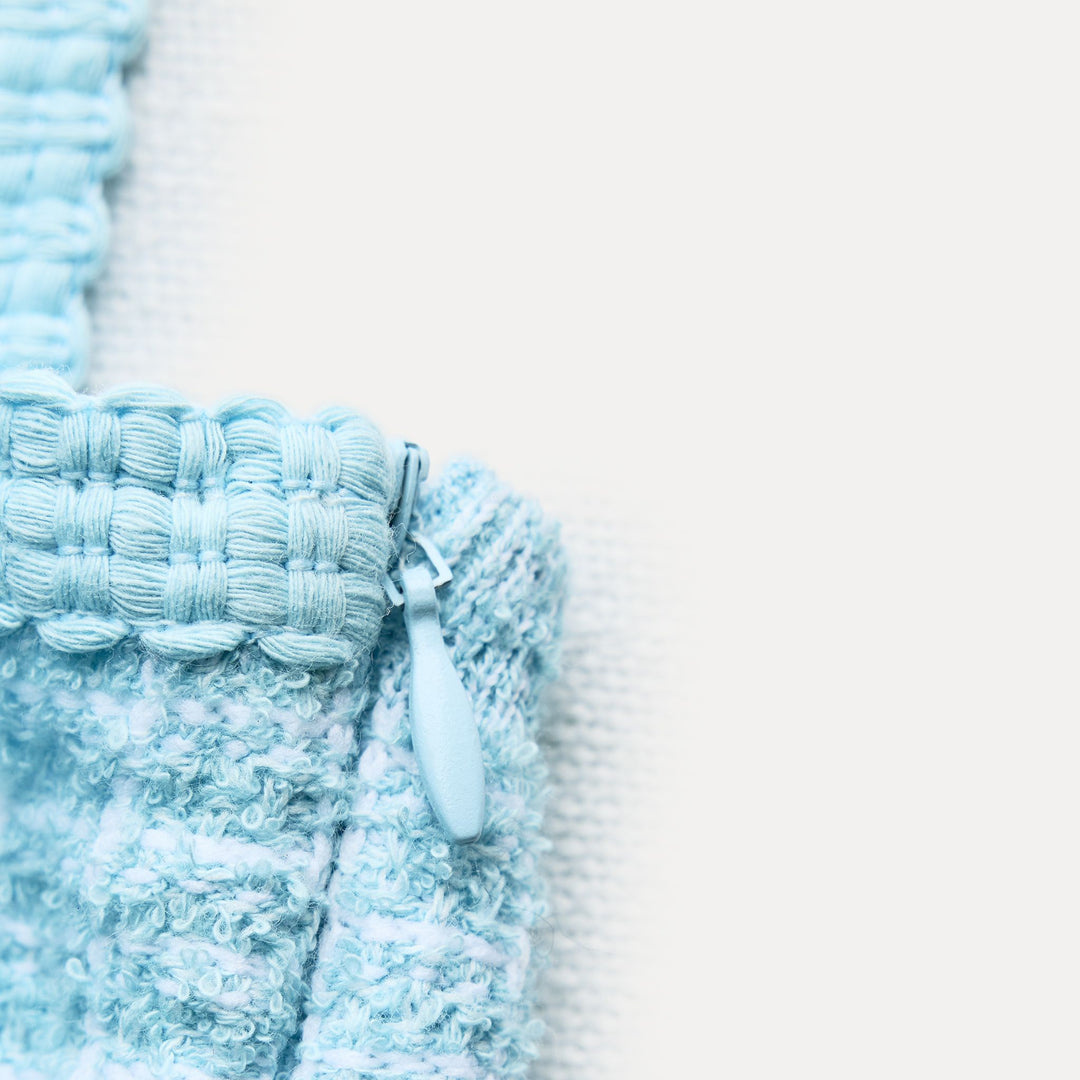 Moudda ZARA - Top bandeau fines bretelles carreaux coordonné - Tunisie 4