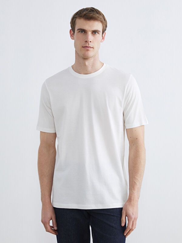 Moudda LC Waikiki - T-shirt basique col rond manches courtes en jersey pour Homme - Tunisie 1