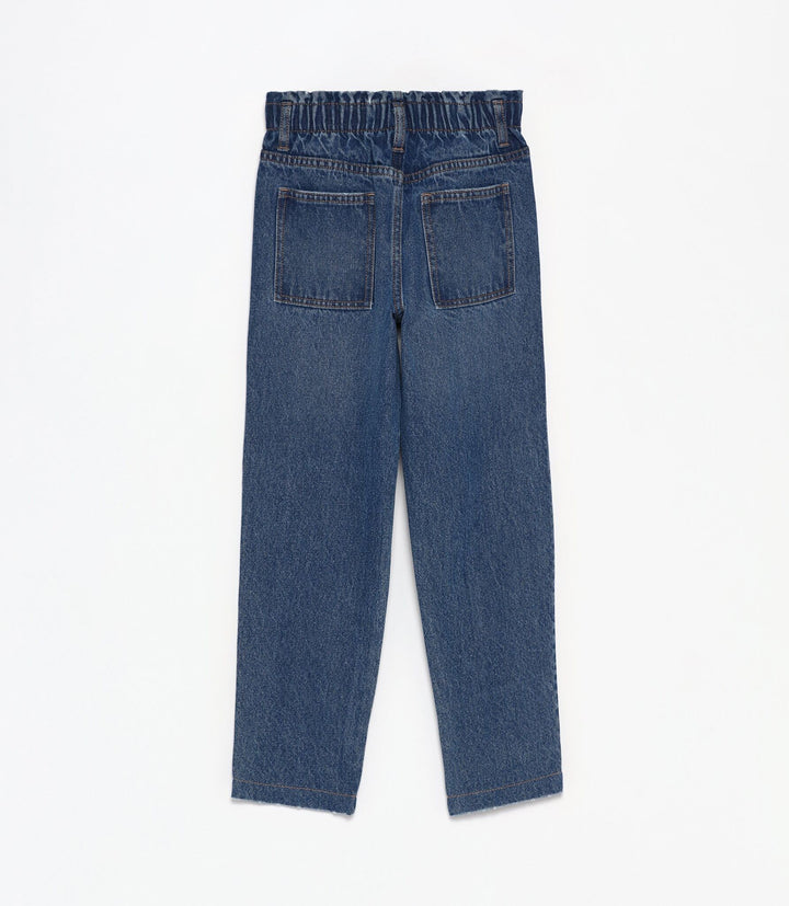 Moudda Lefties - Pantalon Mom Fit Denim - Fille - Tunisie 3