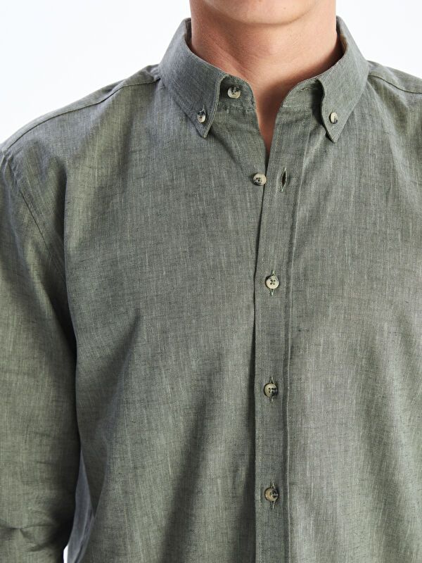 Moudda LC Waikiki - Chemise tissée à manches longues pour Hommes - Tunisie 3