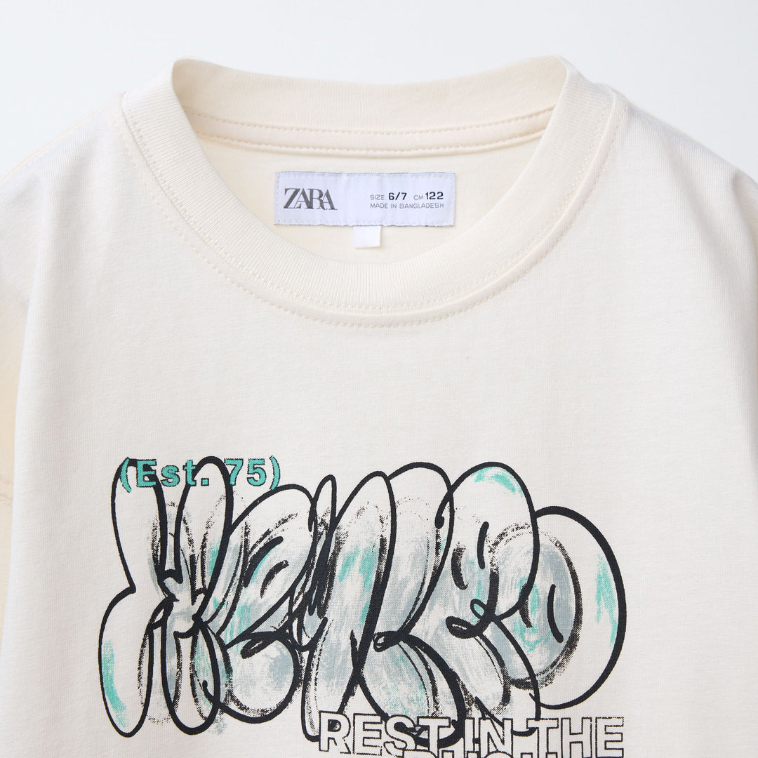 Moudda ZARA - T-Shirt - Imprimé Graffiti Urban - Tunisie 3