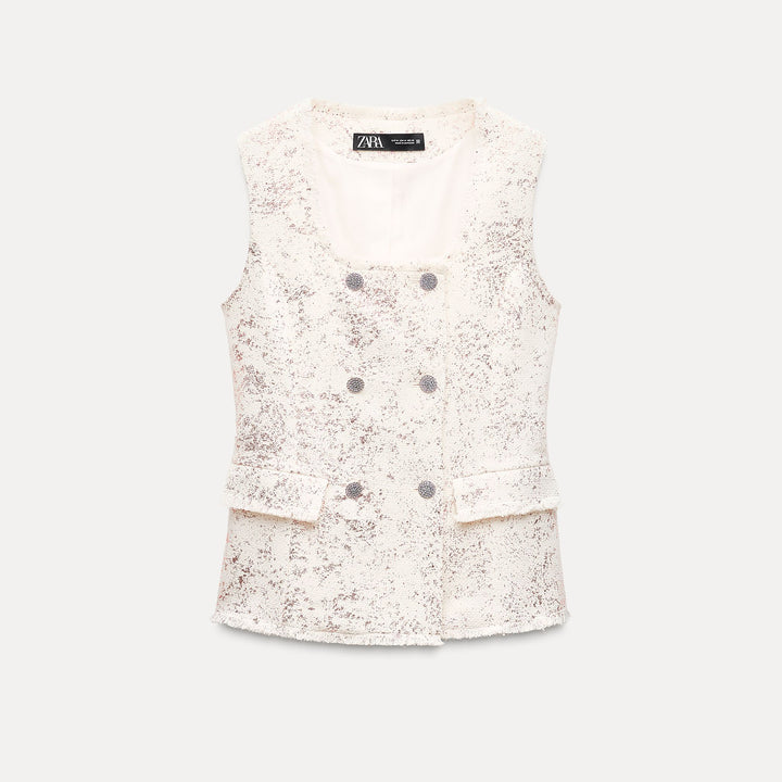 Moudda ZARA - Set gilet laminé - Tunisie 1