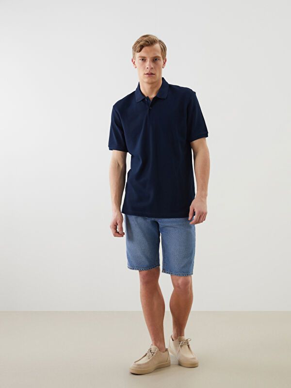 Moudda LC Waikiki - T-shirt col polo basique manches courtes en jersey - Tunisie 2