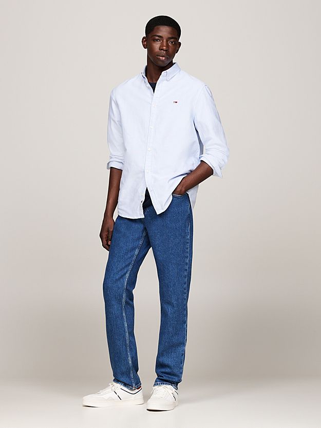 Moudda Tommy Hilfiger - Chemise Oxford Coupe Standard À Écusson  - Tunisie 1
