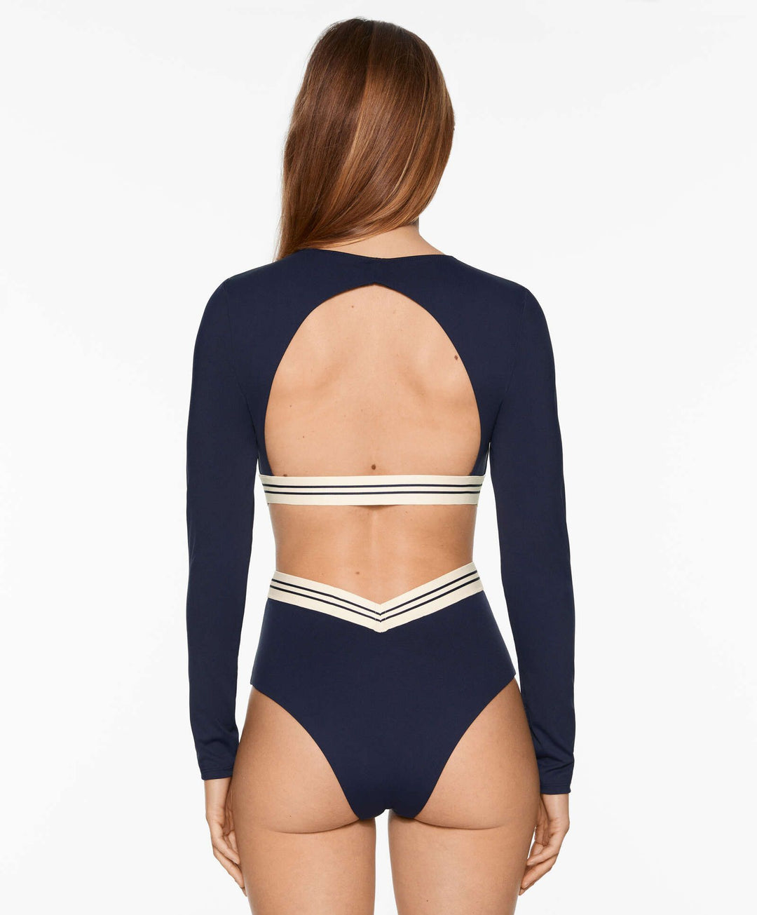 Moudda Oysho - Maillot de Bain Manches Longues Surf Rétro Élastiques - Tunisie 7
