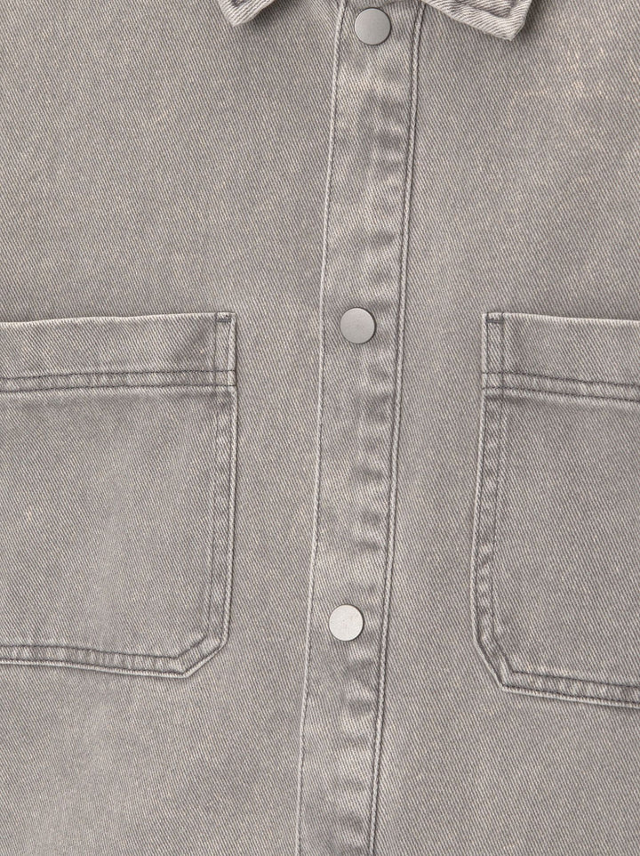 Moudda PULL & BEAR - Surchemise Basique Twill Lavage Acide - Tunisie 2