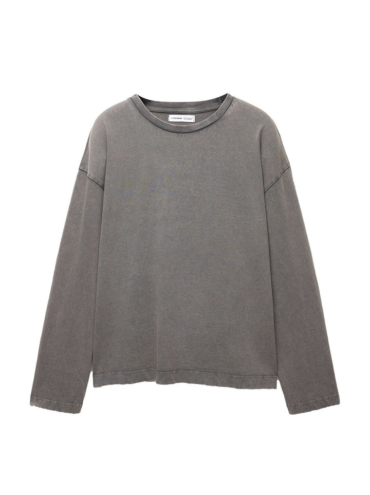 Moudda PULL & BEAR - T-Shirt Basique Oversize - Manches Longues - Tunisie 1