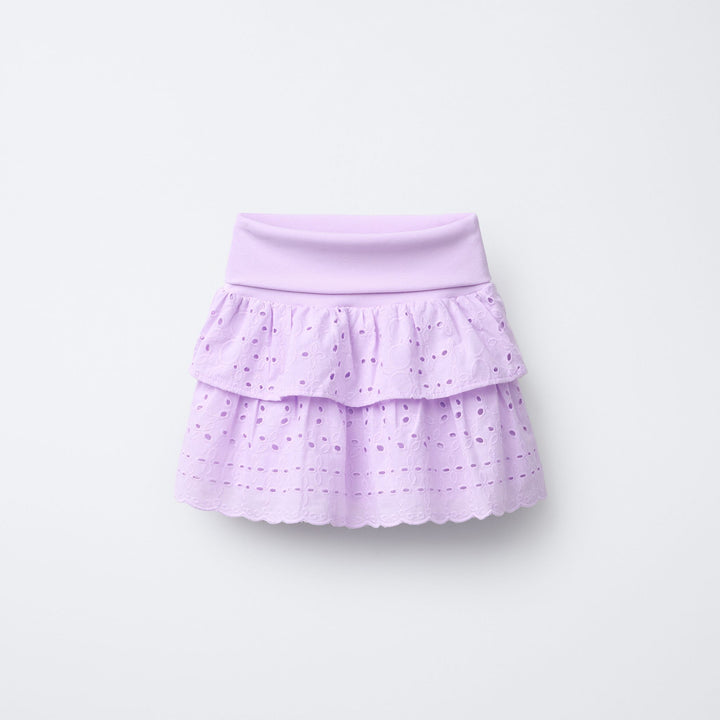 Moudda ZARA - Jupe Fille - Schiffli & Ceinture Jersey - Tunisie 1